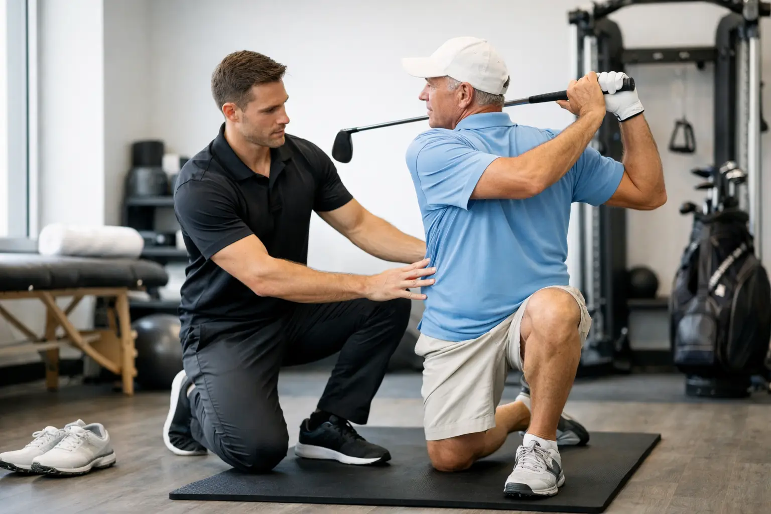 Golf Mobility Improvement Example for Low Back Pain
