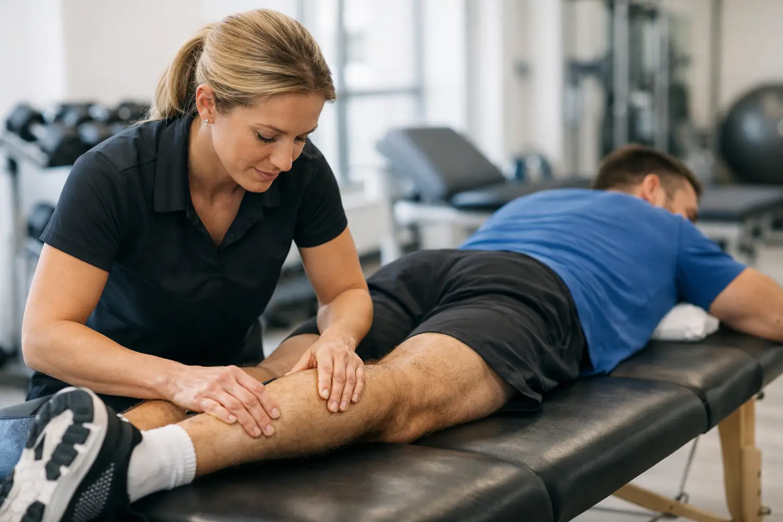 Massage Therapy Hamilton Active Adults With Calf Strains
